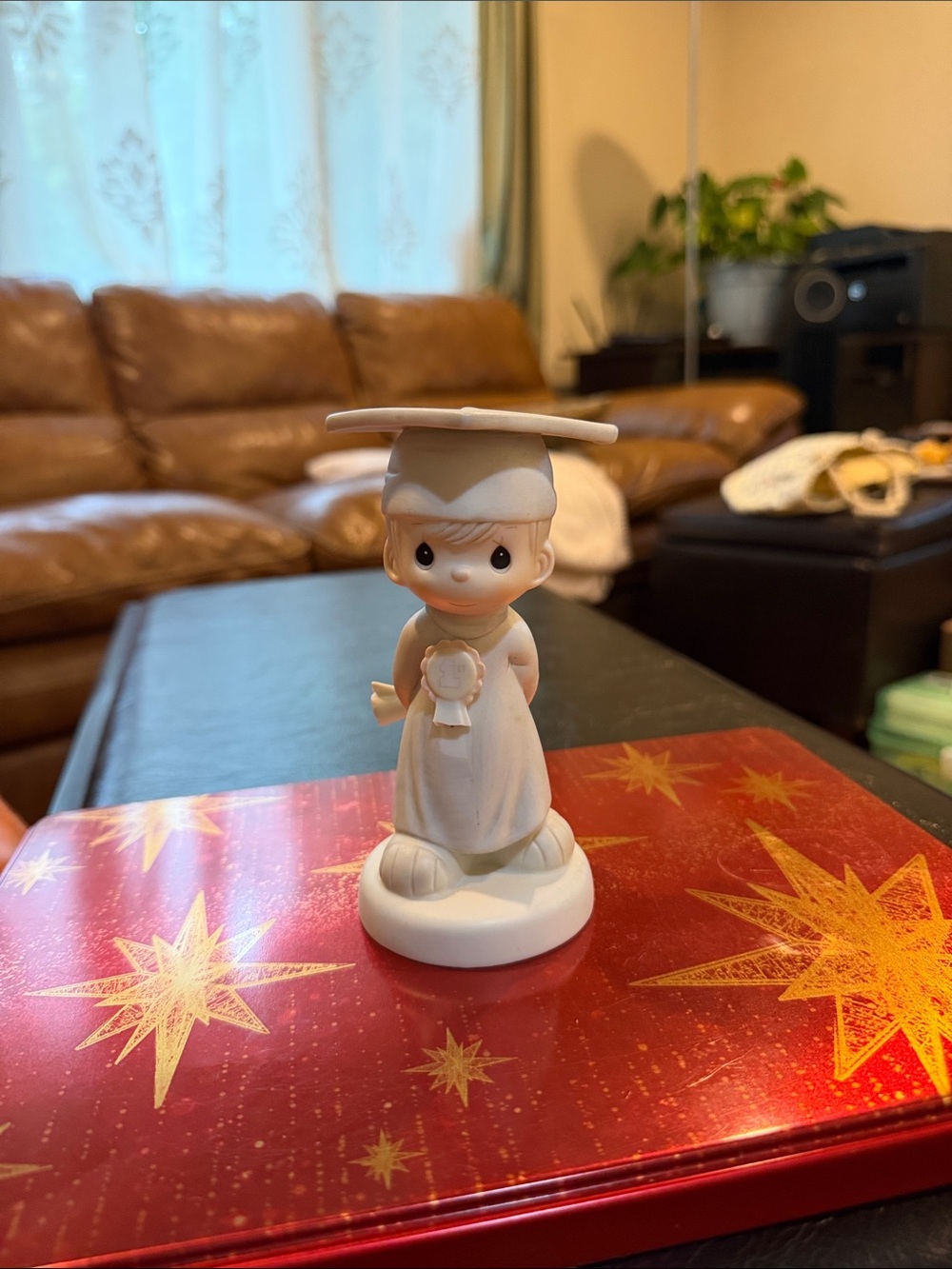 Precious moment Porcelain Graduation Figurine - Student Statue